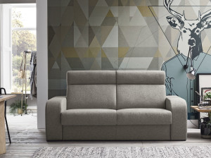 Двуспальный диван-кровать из ткани