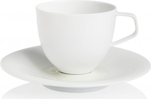 10609898 Furstenberg Чашка для эспрессо с блюдцем Furstenberg "Флюен. Идеальные линии" 100мл Фарфор