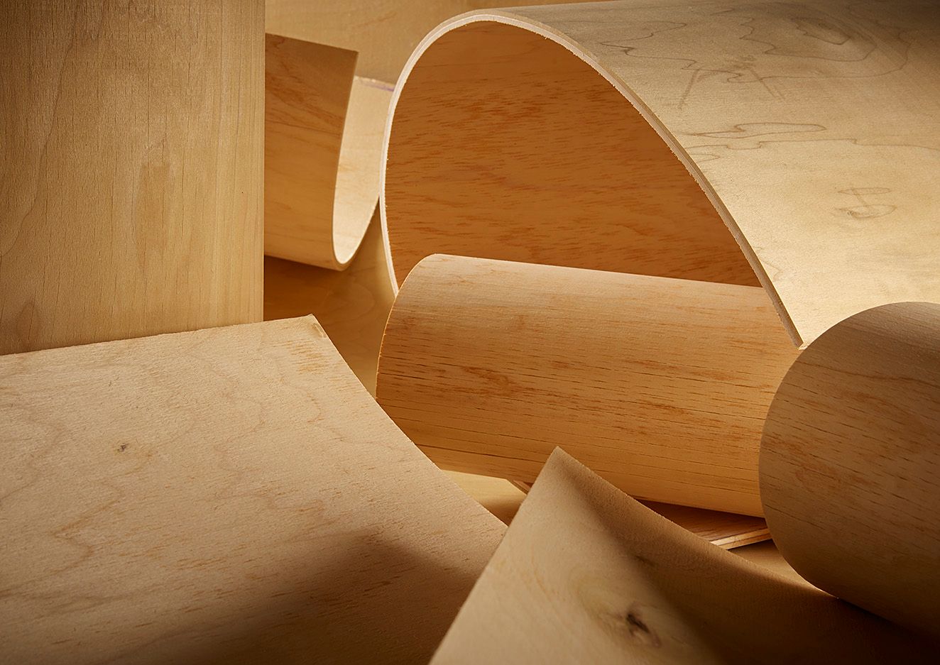 Алюминиевый и деревянный светодиодный потолочный светильник Vibia ARCH-00098104 - Вид №7