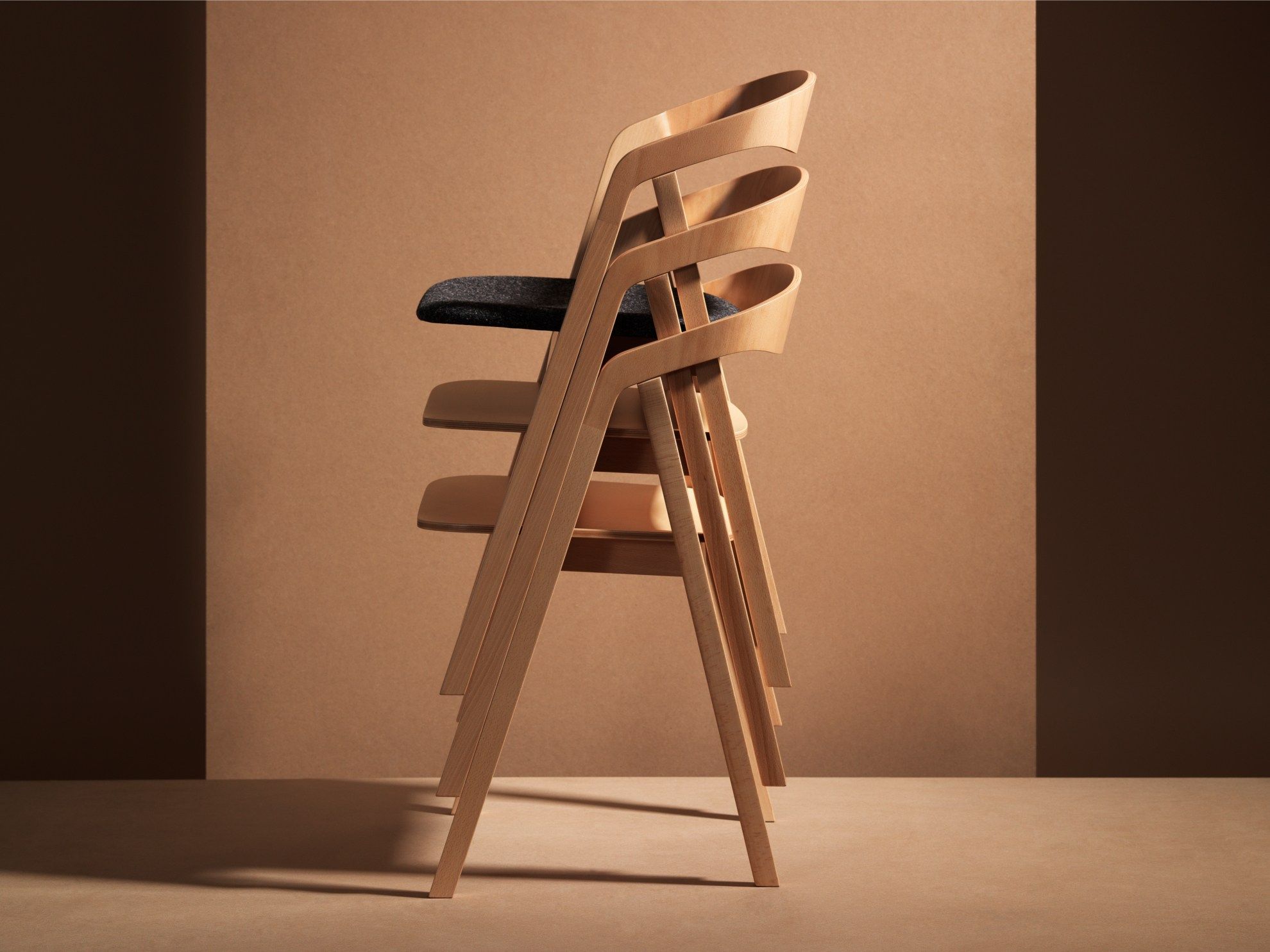 Мягкий штабелируемый стул Zilio A&C Sta ARCH-00143648 - Вид №2