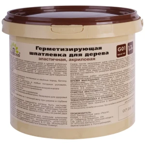 Шпаклёвка по дереву  Fwood цвета венге/тёмный дуб 1.3 кг