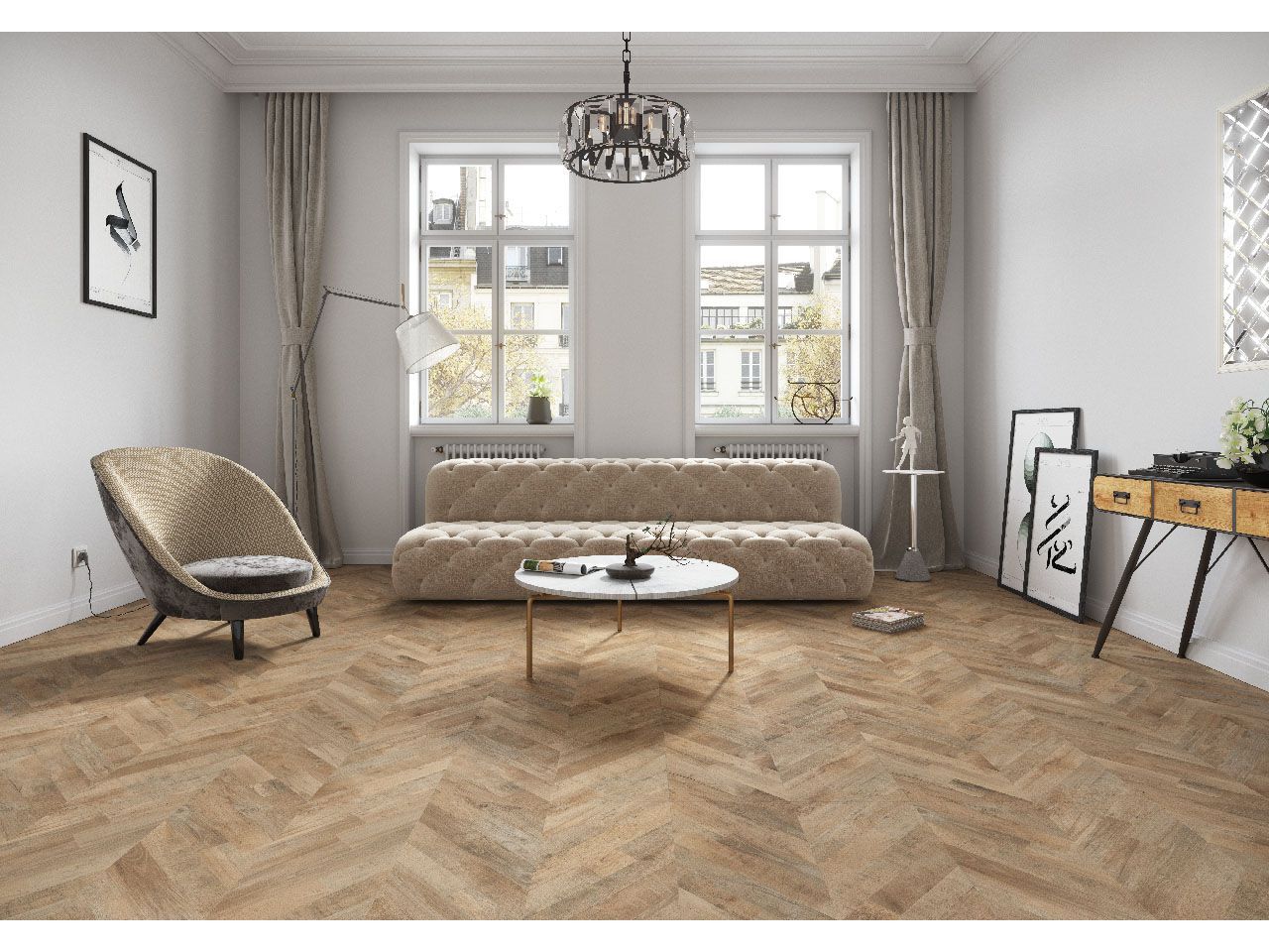 Пол из керамогранита под дерево Kaleseramik плитка ARCH-00052821 - Вид №4