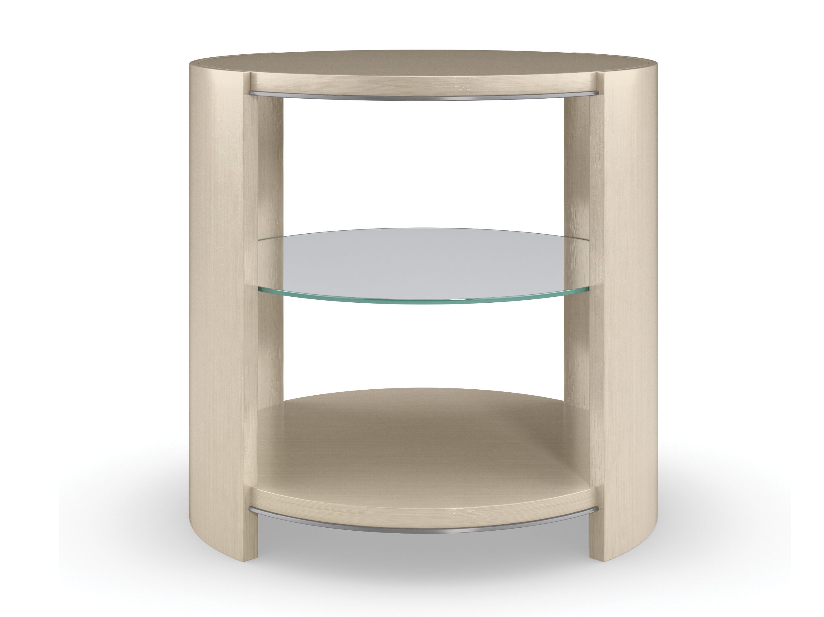 Высокий круглый деревянный журнальный столик Caracole от талии ARCH-00097369 - Вид №1