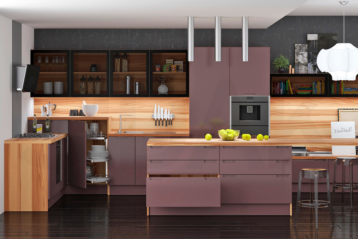 Ручки для кухонной мебели  Фрезеровка «RF4.1» 701 Деним SIDAK SIST2400-4376 - Вид №1