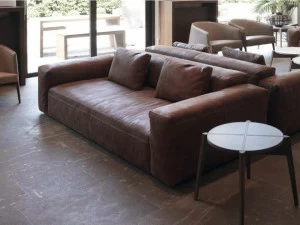 Frigerio Salotti 3-х местный кожаный диван в современном стиле Cooper