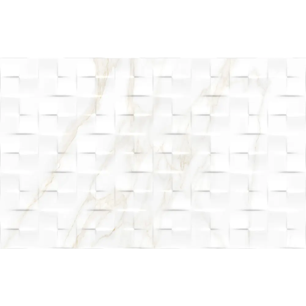 Плитка настенная Alessandro рельефная 25х40 см 1.6 м² цвет бежевый Golden Tile STLM-2005451