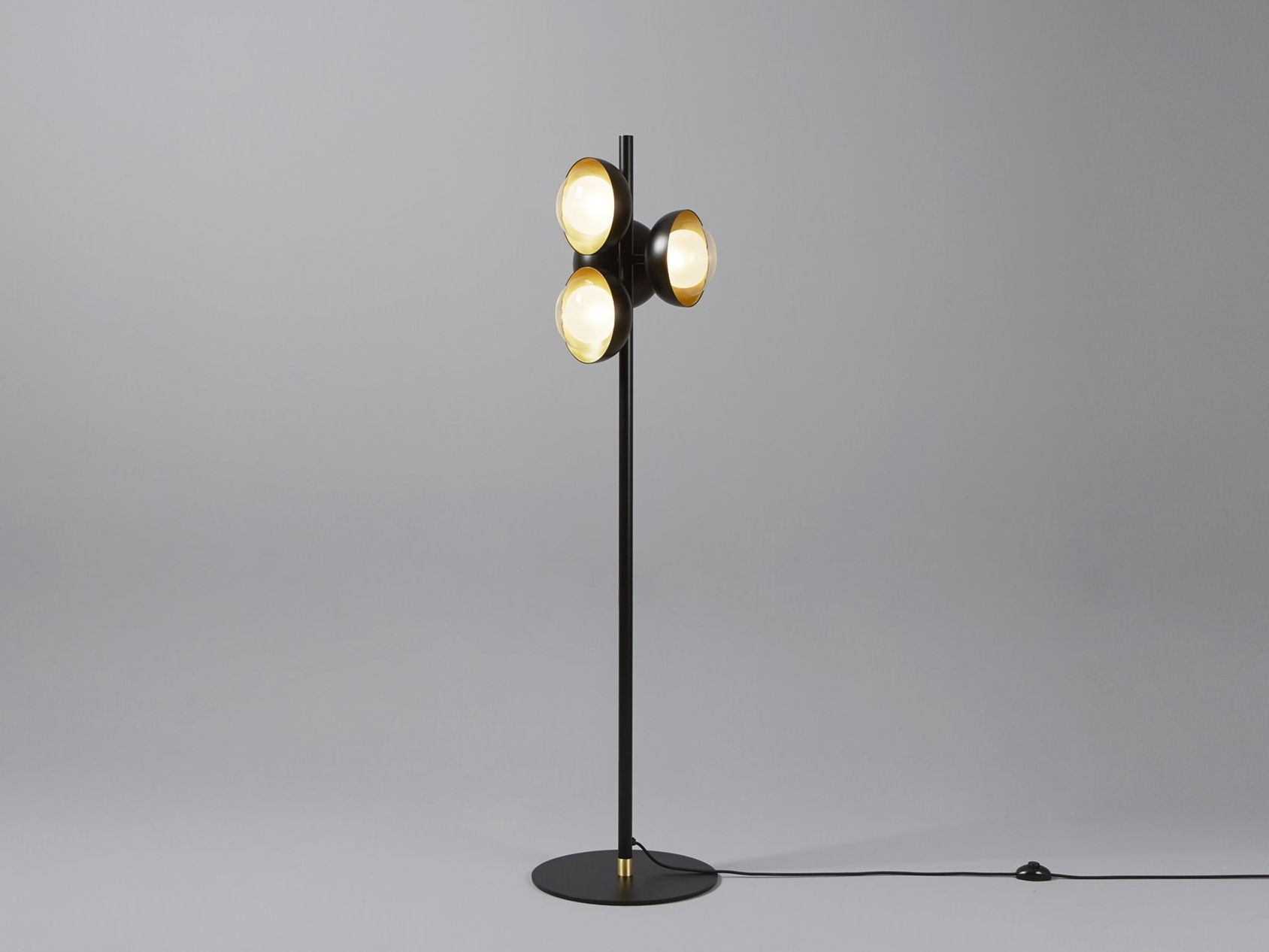 Торшер из металла и боросиликатного стекла Tooy ARCH-00126538