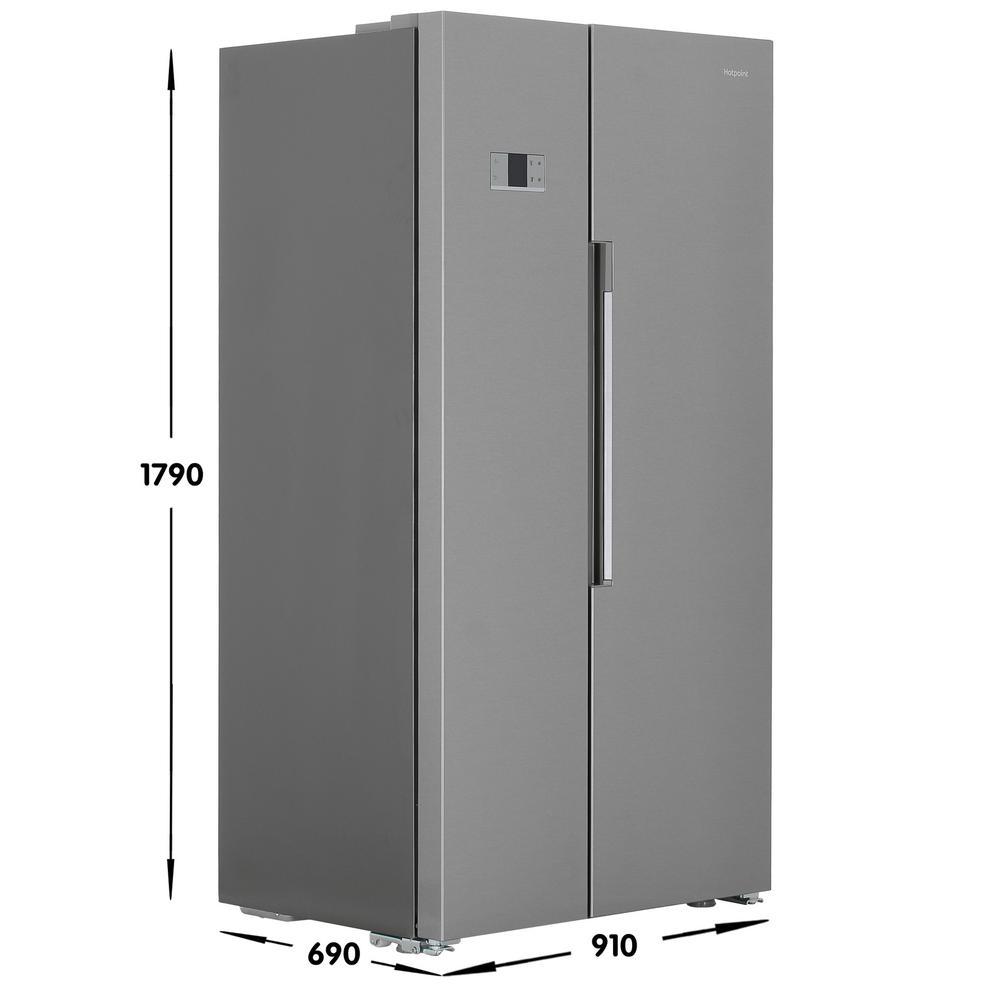 5423348 Холодильник Side by Side   Hotpoint HFTS 640 X серый STDN-0111251 - Вид №6