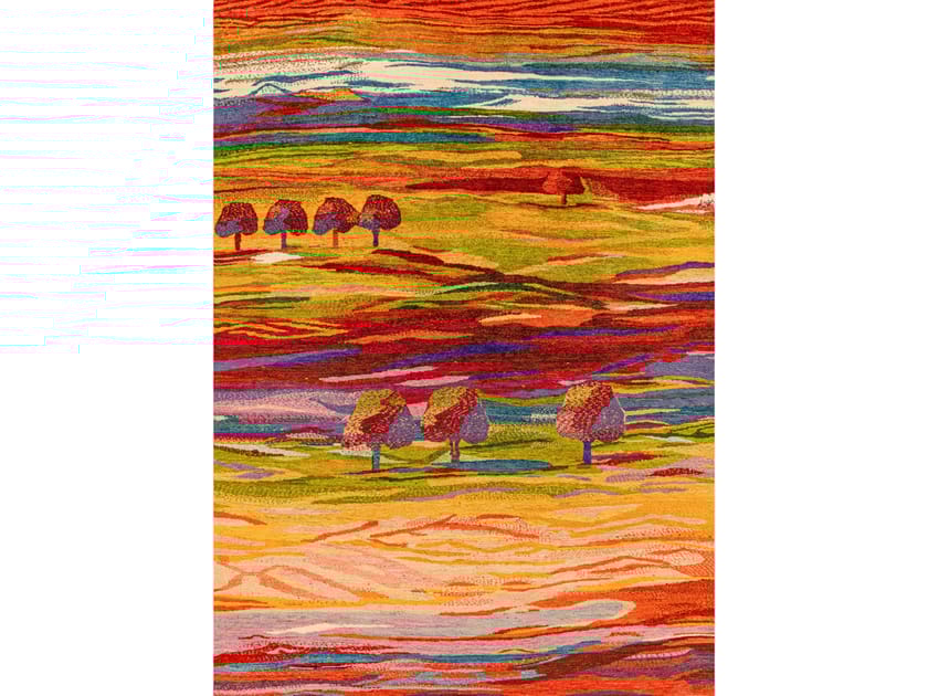 Прямоугольный шерстяной ковер Zollanvari Gabbehs Landscapes ARCH-00074490