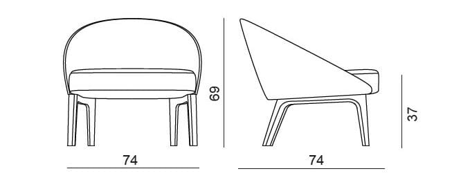 Кресло BBB VENERE ARCH-00024000 - Вид №7