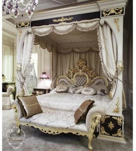 Modenese Gastone Двуспальная кровать с балдахином Deluxe