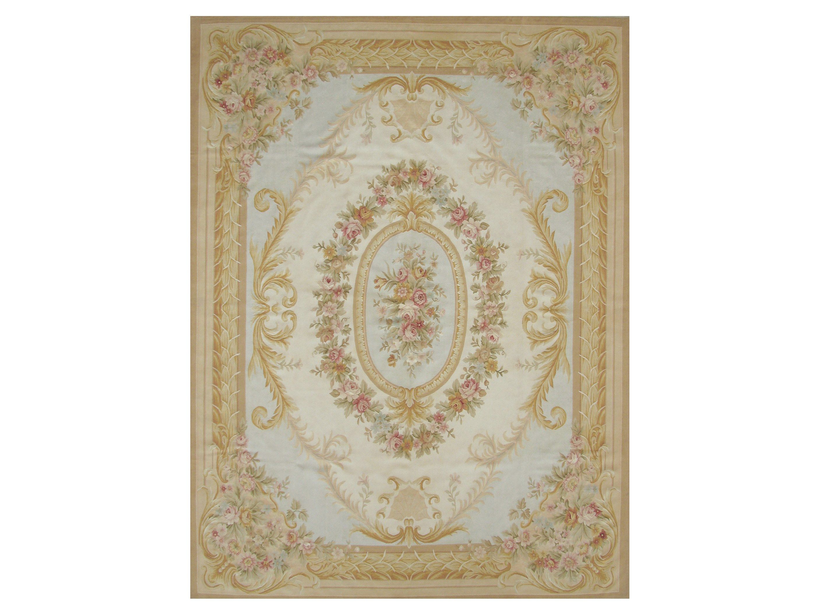 Прямоугольный ковер ручной работы из шерсти на заказ Edition Bougainville Patrimoine ARCH-00046303