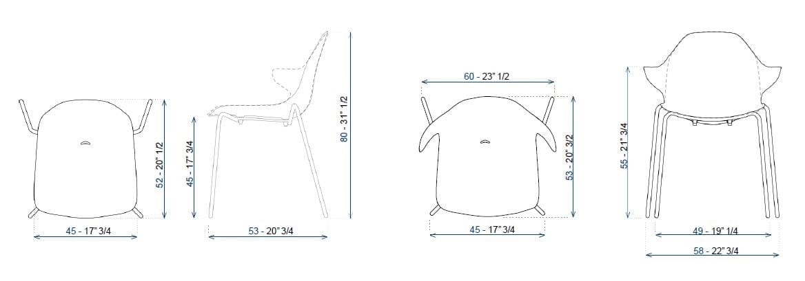 Литой алюминиевый подлокотник садовый стул ROCHE BOBOIS CHISTERA ARCH-00017611 - Вид №2