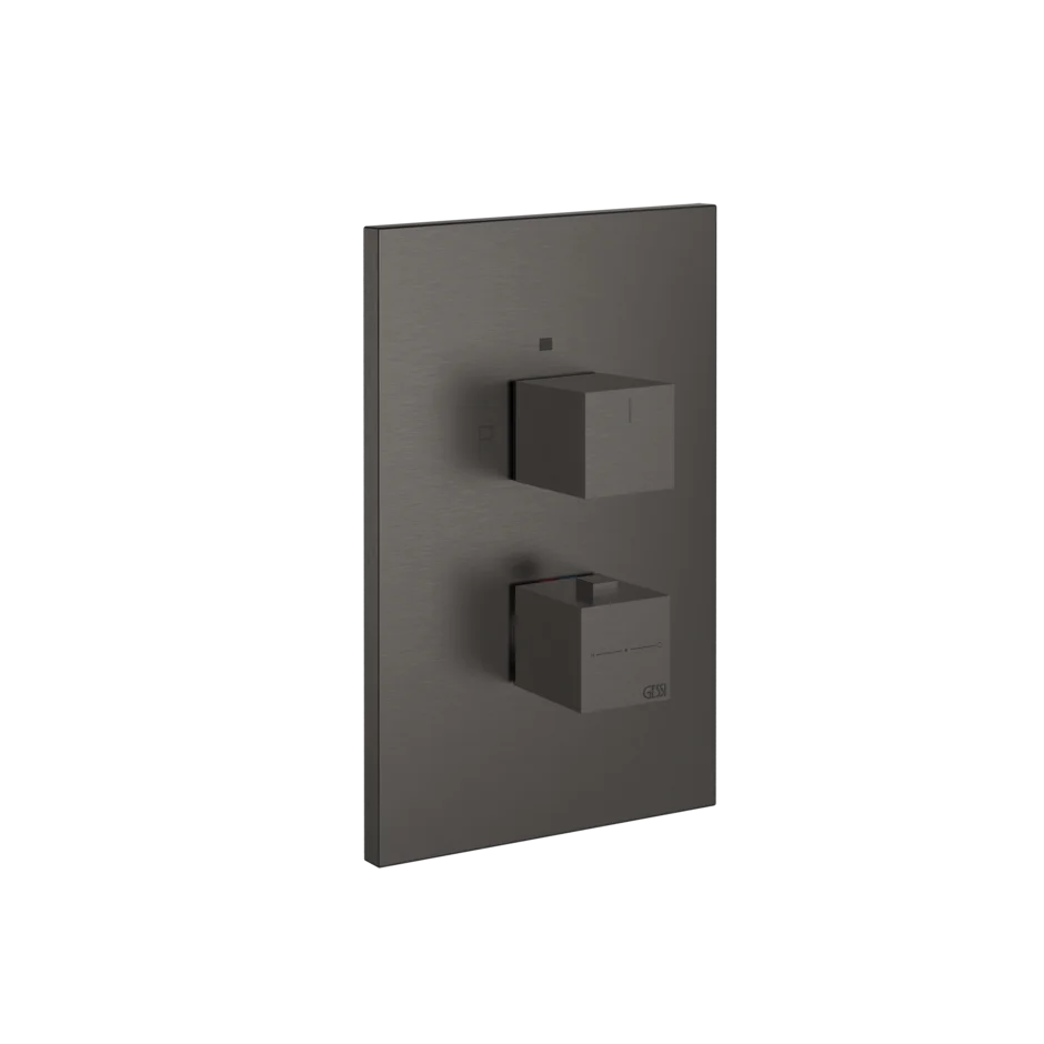 Смеситель для душа 20190 707 Gessi Rettangolo k ЧЕРНЫЙ МЕТАЛЛ BR. PVD 20190707