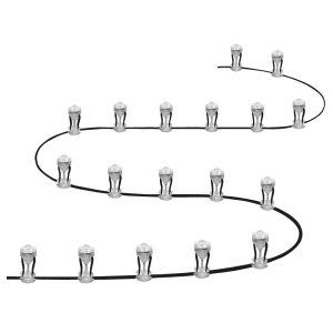 Садовый светильник ночник 18P RGB 4 Вт 680 Лм IP65