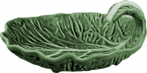 10600171 Bordallo Pinheiro Блюдо глубокое на ножках Bordallo Pinheiro Капуста 18,5см, керамика Керамика