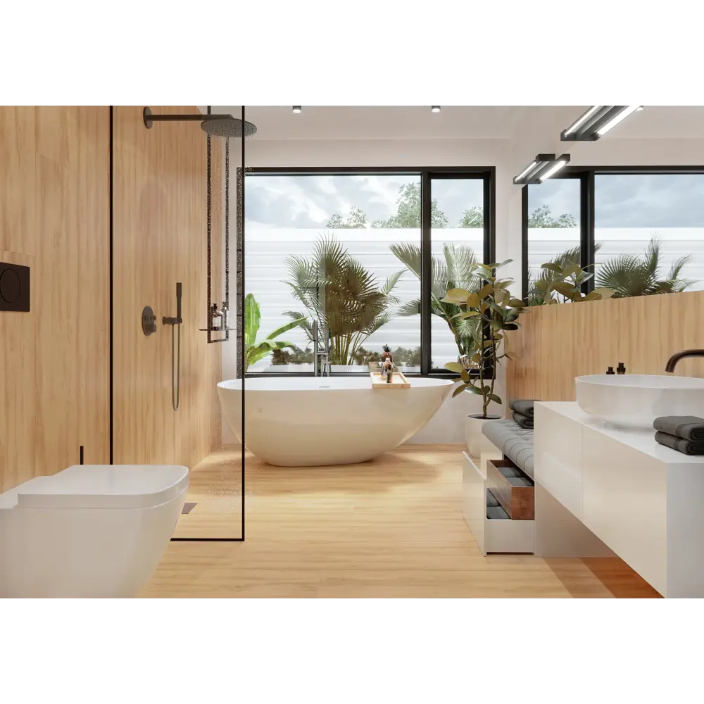 Керамогранит Golden Tile Tirol 1200x300 мм 1.08 м² цвет бежевый STLM-2146809 - Вид №1