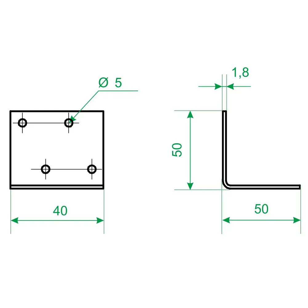 Крепежный уголок Santreyd 50×50×40 мм для надежных соединений 84857830 STLM-0056257 - Вид №4