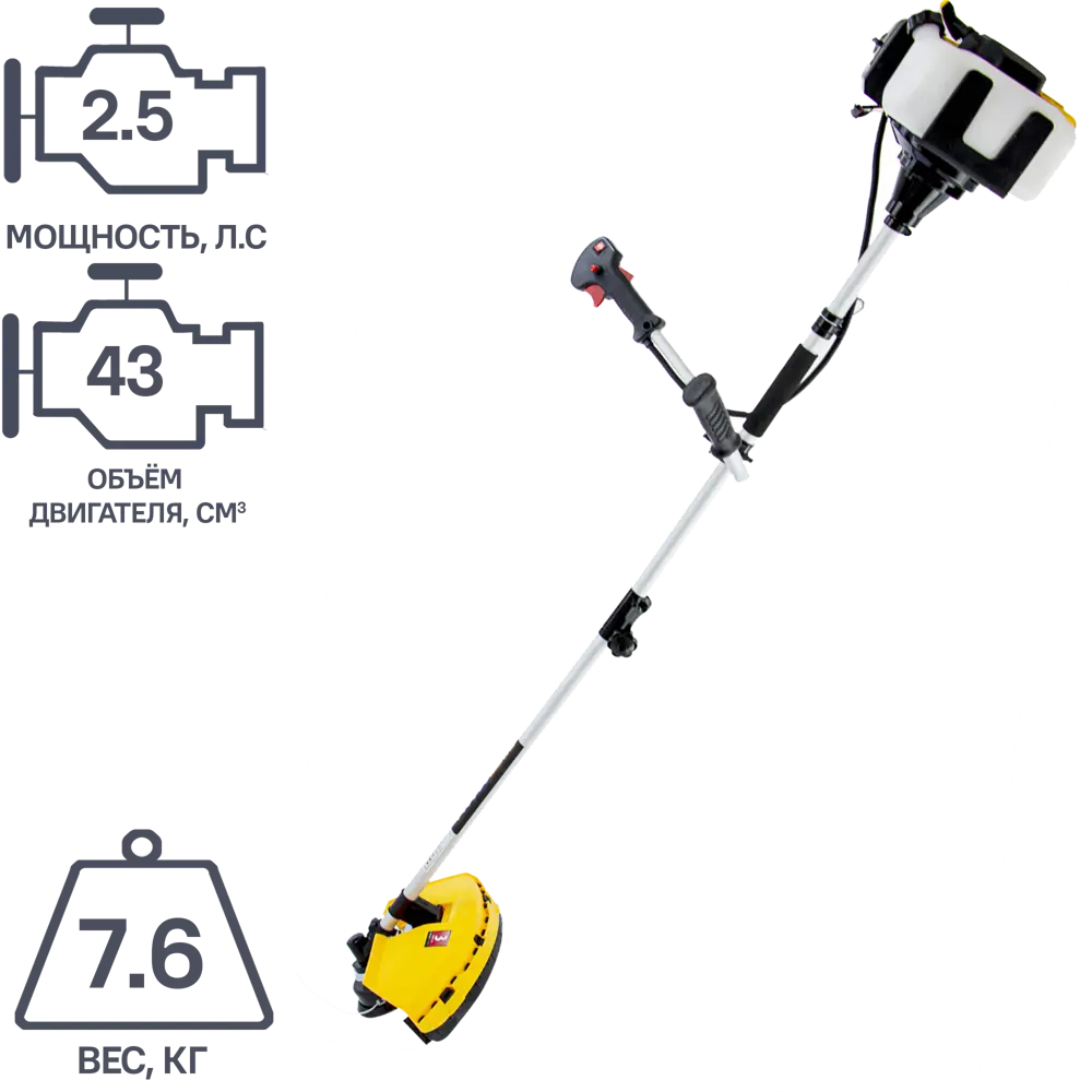 Триммер бензиновый Denzel DT-43S 2.5 л.с STLM-2159597 - Вид №1