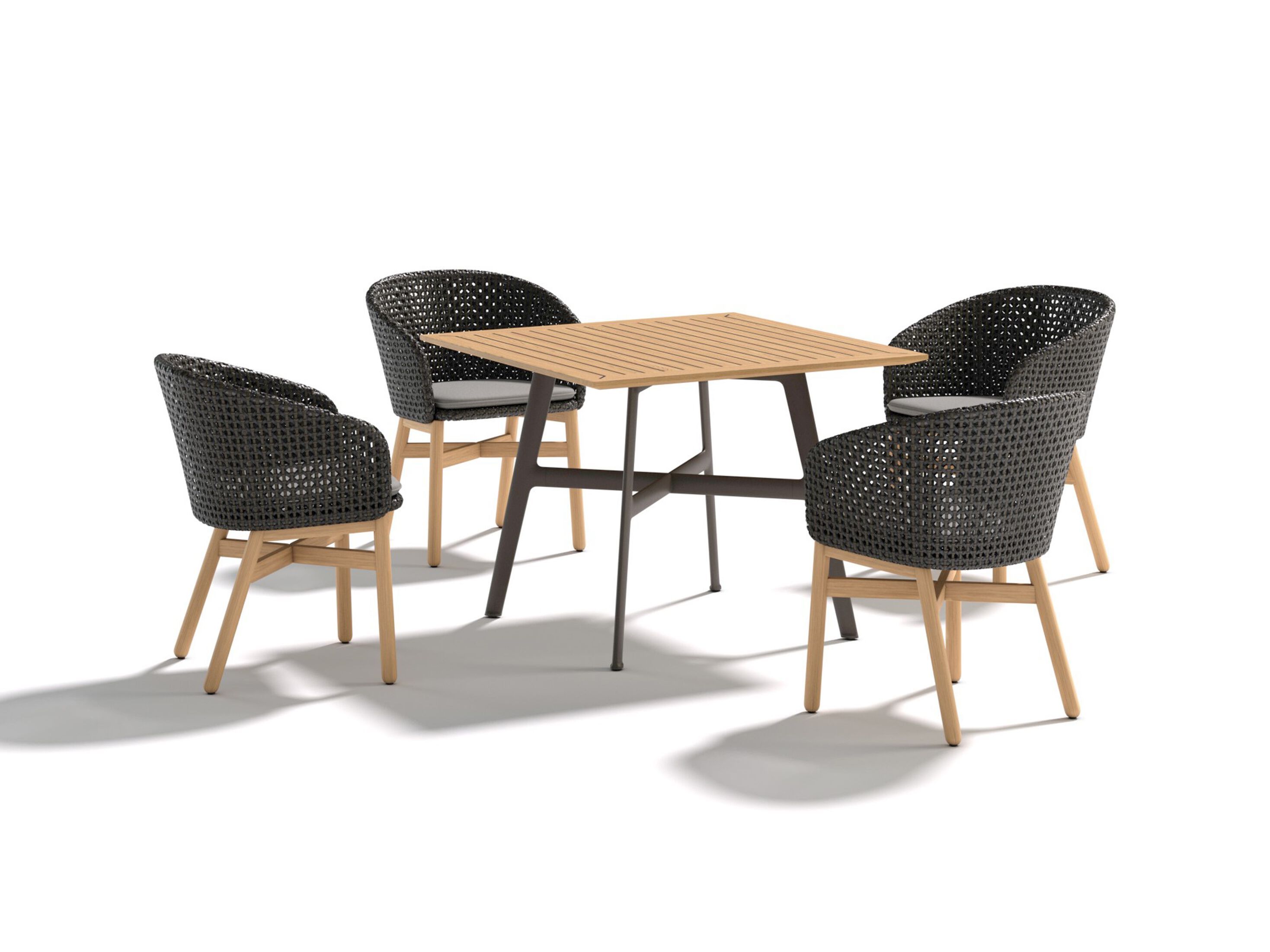 Квадратный садовый стол с керамической столешницей DEDON SEAX ARCH-00124428 - Вид №2