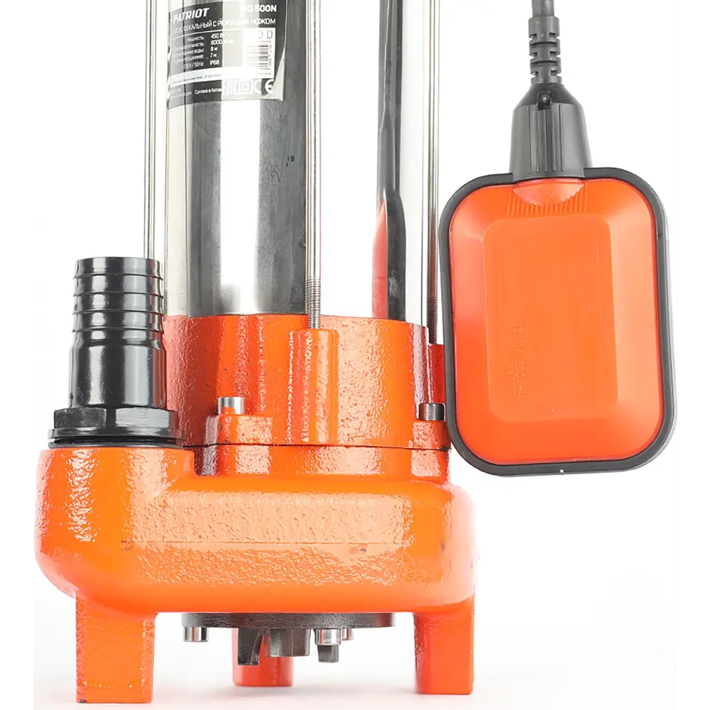 Фекальный насос Patriot FQ500N с режущим механизмом для грязной воды 82770404 STLM-0957598 - Вид №2