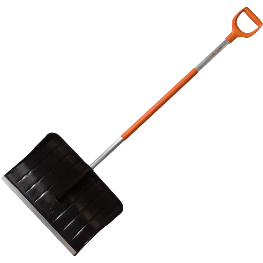 Лопата для уборки снега облегченная Fiskars SnowХpert 53x160 см пластик с черенком STLM-2109320
