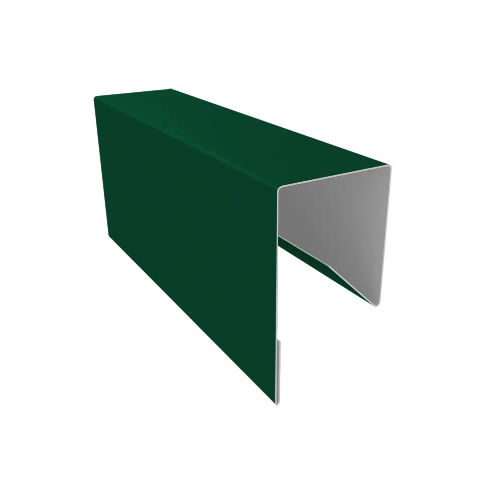 П-планка для профнастила C8 2 м 0.4 мм RAL 6005 зеленый Santreyd STLM-2009100
