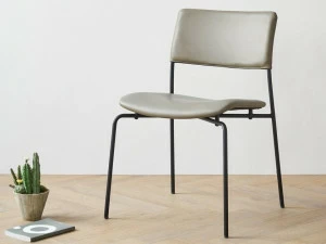 Grado Design Кожаное кресло и стальная основа Stilo Stl-ch-01