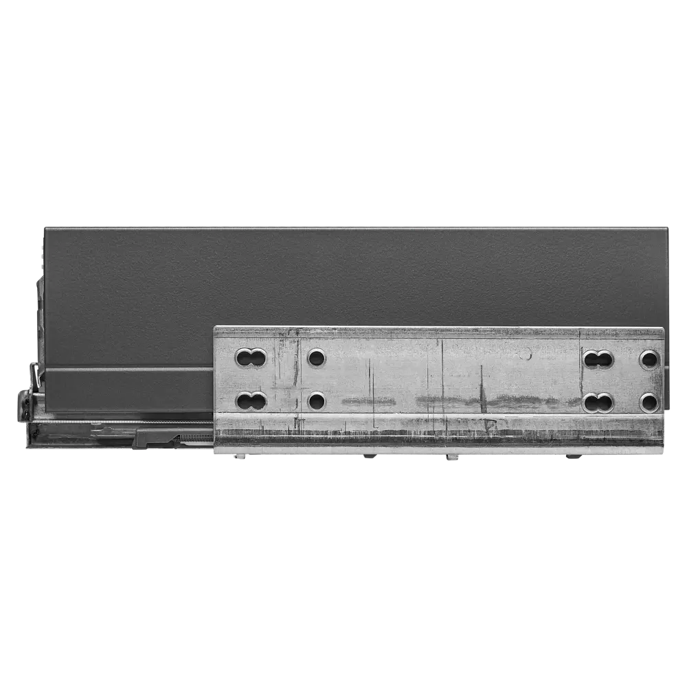 Выдвижной ящик с доводчиком 40x11x30 см KONSENSA ЛДСП/металл цвет серый Flowbox STLM-2177918 - Вид №4