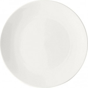 63060 Dibbern Тарелка закусочная Dibbern "Белый декор" 21см Фарфор костяной