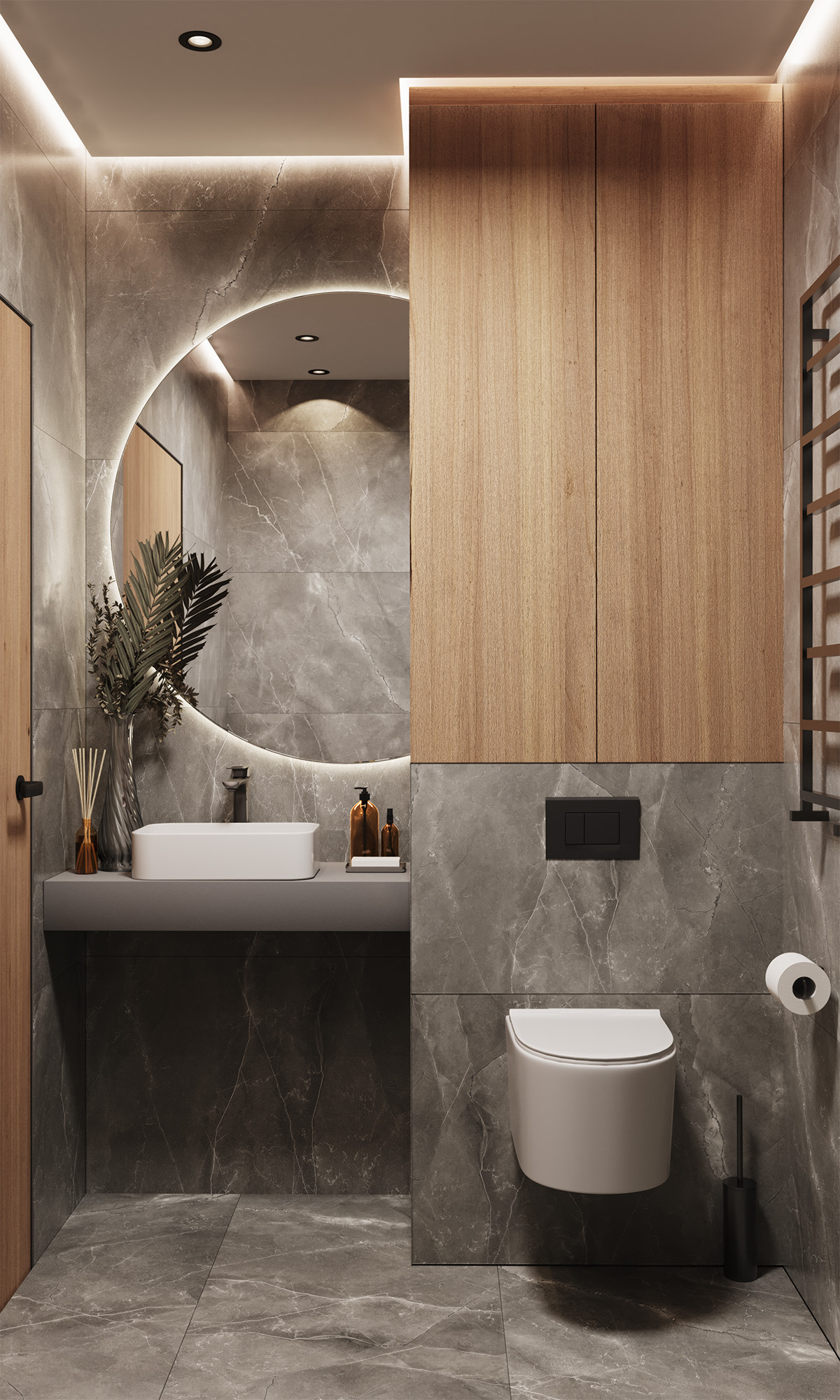 Керамогранит PULPIS NERO CARVING 60х120 Arcadia Ceramica CR4002-A STLM-1356915 89396419 - Вид №2