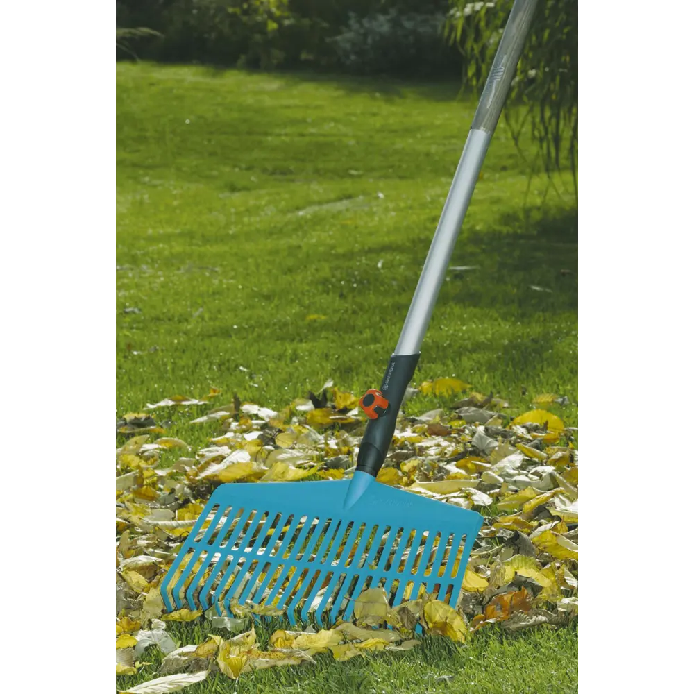 Грабли для газонов Gardena Combisystem 22 зуба 151 см пластик с черенком STLM-2018863 - Вид №2