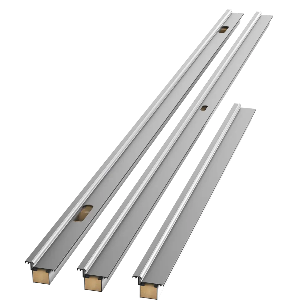 Дверная коробка прямой Invisible 2200x65x35 мм цвет хром (2.5 шт.) Santreyd STLM-2071291