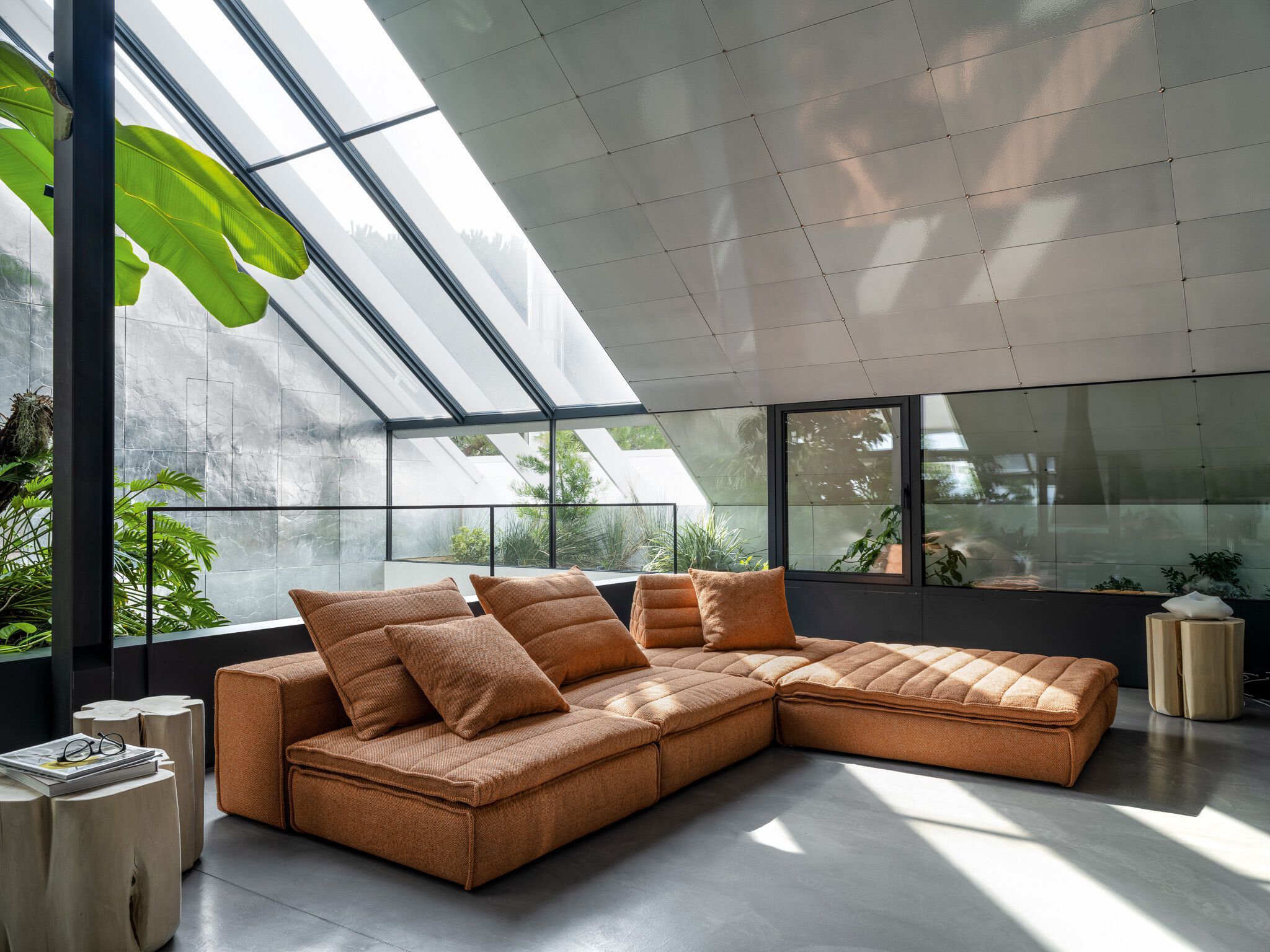 Модульный тканевый диван Gervasoni Samet Low ARCH-00112010 - Вид №2