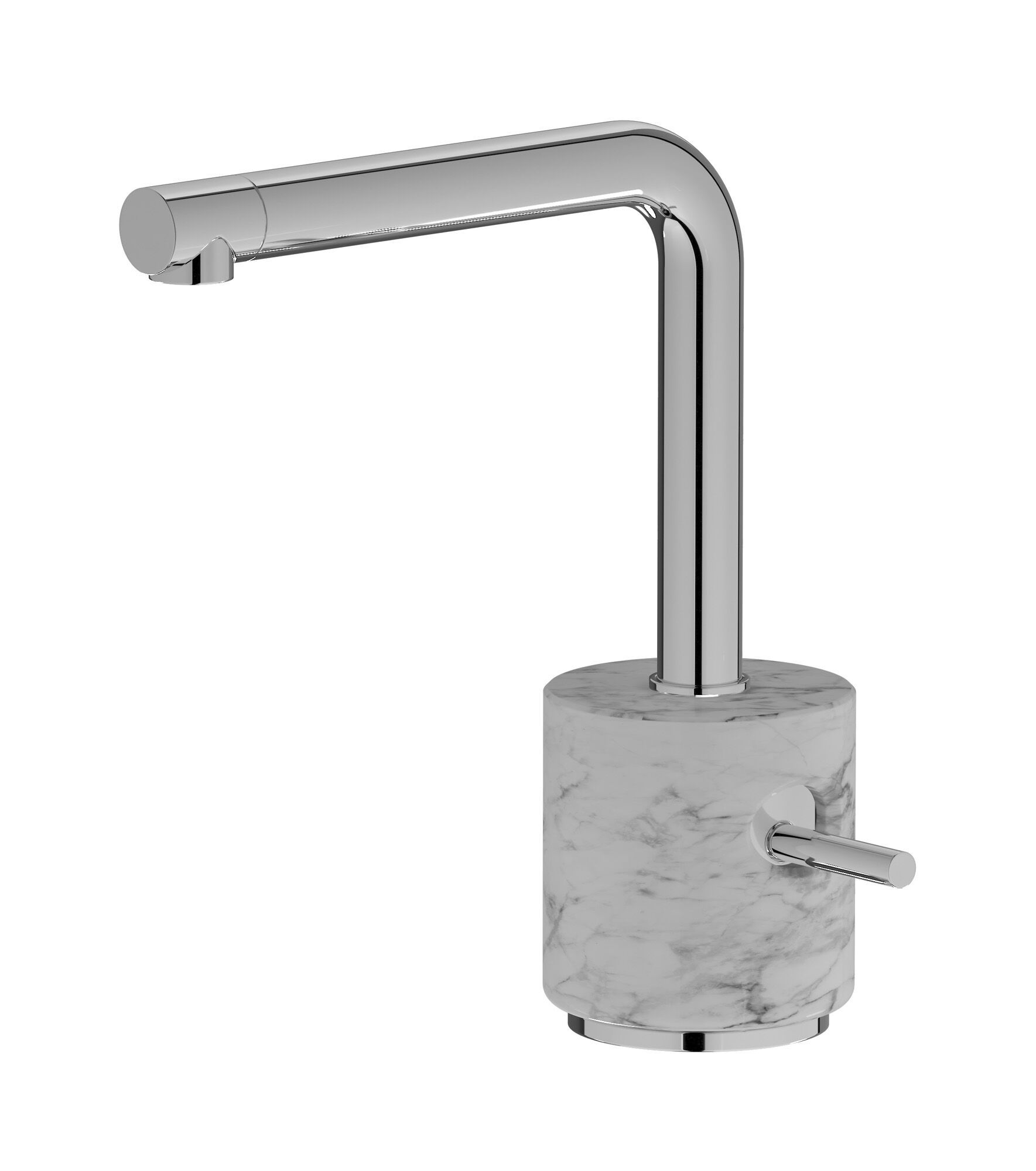 Смеситель для раковины с одной ручкой из мрамора IB мрамор + мрамор Elle ARCH-00119107 - Вид №1