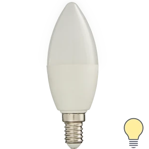 Лампа умная светодиодная Wi-Fi Osram Smart Plus E14 220-240 В 5 Вт свеча матовая 470 лм теплый белый свет