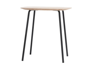 Квадратный стол из стали и дерева