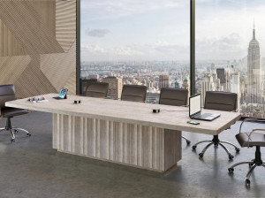 Стол для конференций из травертина