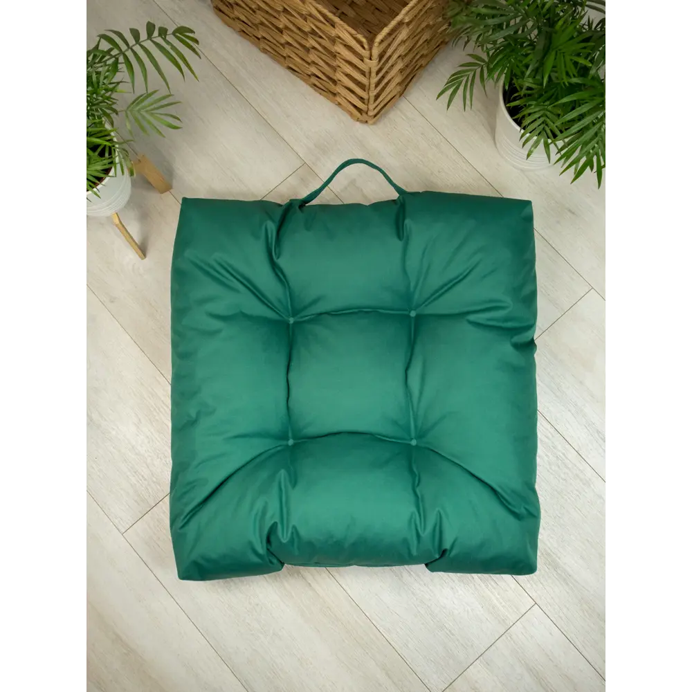 Сидушка для пикника Linen Way 50x50 см цвет зеленый Уличная подушка STLM-2071608 - Вид №3