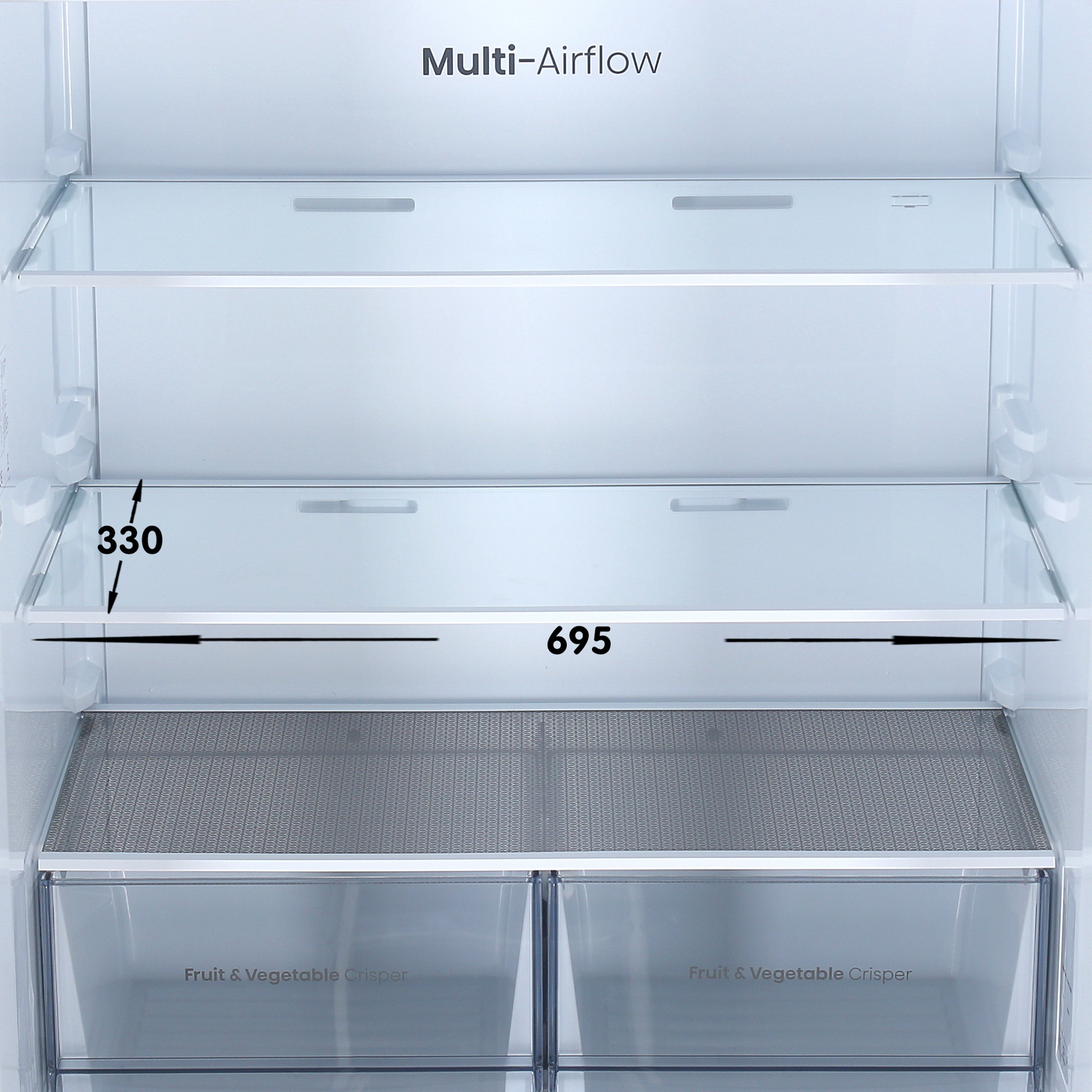 9090089 Холодильник многодверный   Hisense RQ5P470SEI1 серебристый STDN-0020104 - Вид №8