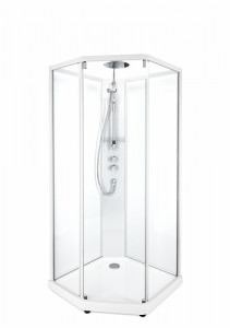 558.404.00.2 IDO Showerama 10-5 1000x1000 Пятиугольник Комфорт, IDO Showerama duschkar пятиугольник 1000x1000 мм