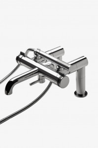 DBXT40 Открытый наполнитель для ванн Decibel с ручным душем и металлическими ручками Waterworks