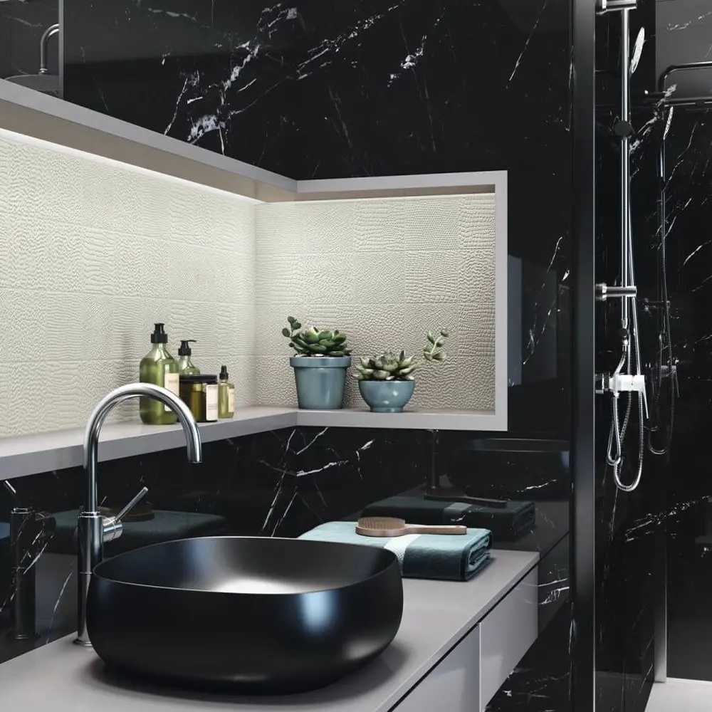 LAKO DECOR - Самоклеящиеся панели «Черный мрамор» для стен и пола 87289076 STLM-0073639 - Вид №4