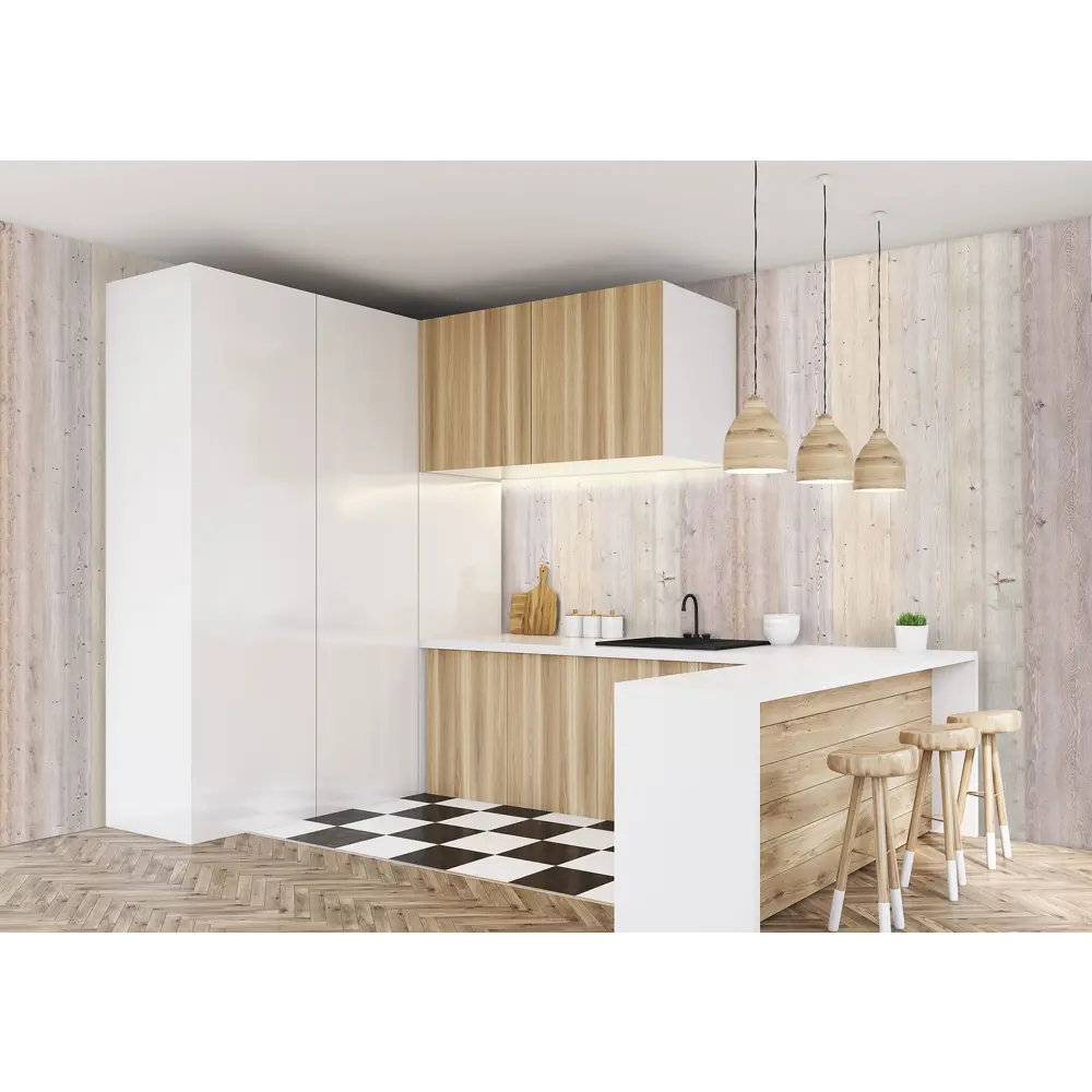 Комплект стеновых панелей ПВХ Artens Дерево 2700x375x8 мм 3.03 м² 3 шт STLM-2095930 - Вид №2