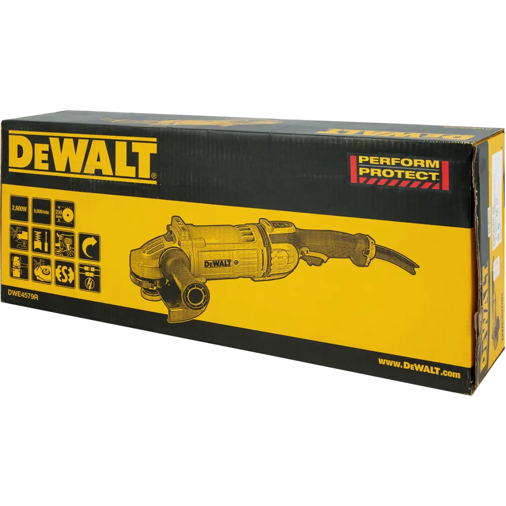 УШМ (болгарка) DeWalt DWE4597, 2600 Вт, 180 мм STLM-2187469 - Вид №5