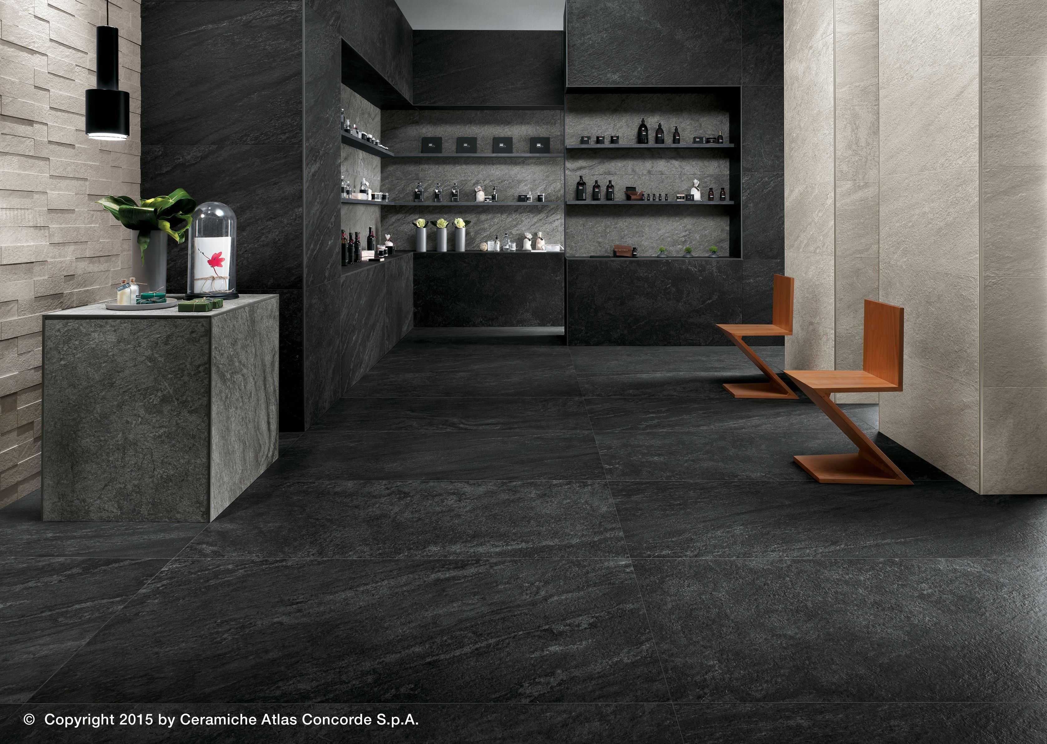 Белое керамическое покрытие с эффектом камня Atlas Concorde ARCH-00075165 - Вид №5