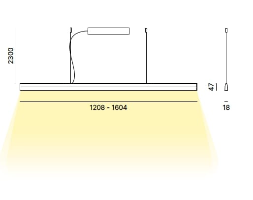 Алюминиевый светодиодный подвесной светильник Quadrifoglio Group Дизайнерское освещение ARCH-00128448 - Вид №7
