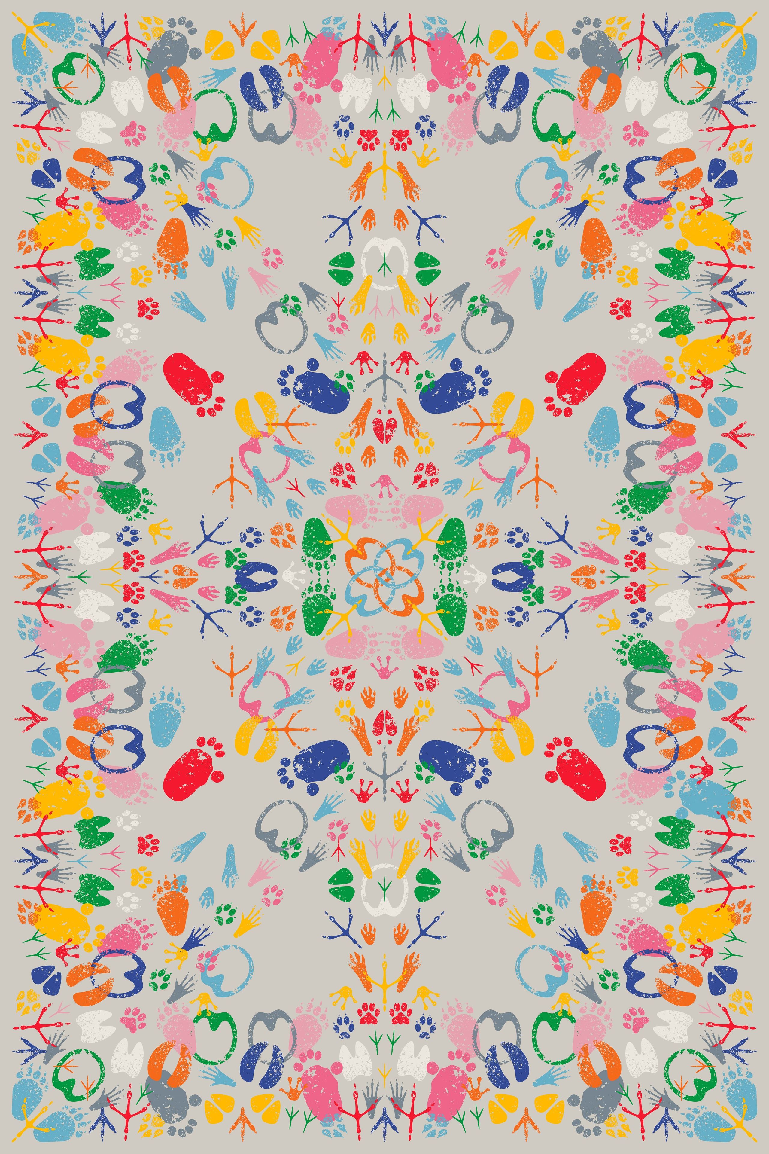 Ковер с прямоугольным рисунком Qeeboo ковры ARCH-00150362 - Вид №1