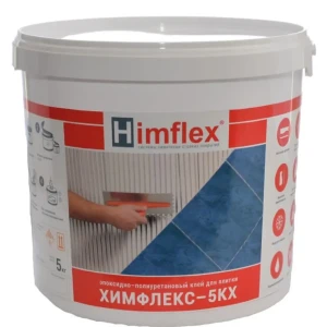 91539610 Клей полиуретановый Himflex 5КХ для плитки и камня белый 10 к STLM-1477917