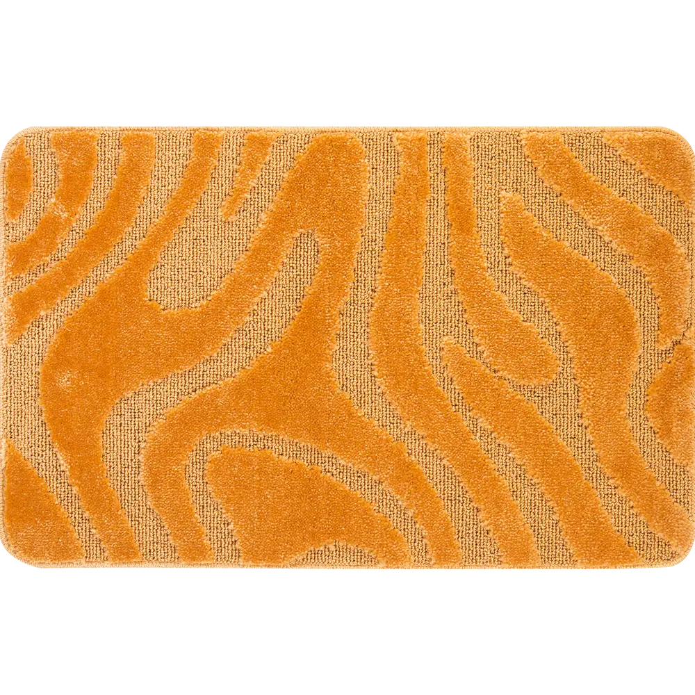Коврик для ванной комнаты Lemis 50x80 см цвет оранжевый 82483559 STLM-2117126 L'CADESI